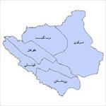 نقشه-ی-بخش-های-شهرستان-کوهدشت