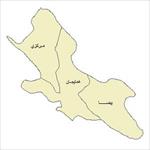 نقشه-ی-بخش-های-شهرستان-سپیدان