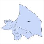 نقشه-ی-بخش-های-شهرستان-کرمان