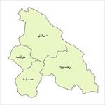 نقشه-ی-بخش-های-شهرستان-مشهد