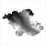 نقشه-ی-مدل-رقومی-ارتفاعی-شهرستان-زنجان