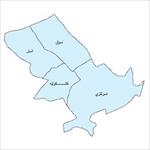 نقشه-ی-بخش-های-شهرستان-رفسنجان