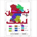 نقشه-شهرستان-های-استان-همدان