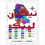 نقشه-شهرستان-های-استان-خوزستان