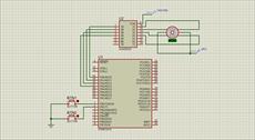 کدنویسی و شبیه سازی استپر موتور stepper motor در نرم افزار Proteus